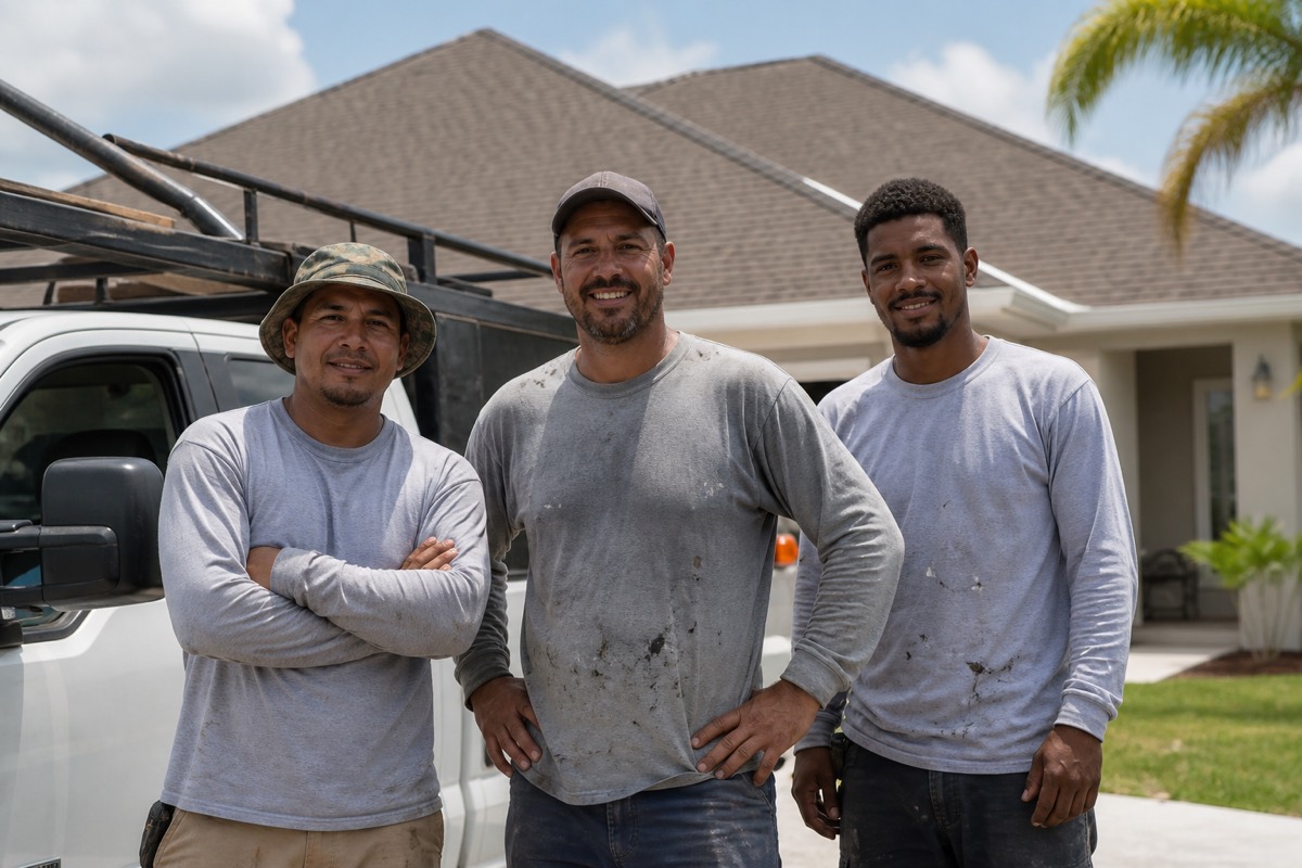 The Galleria Roofing, Llc crew